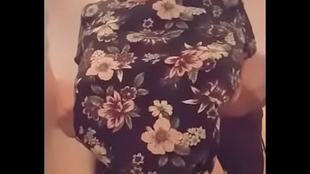 young girl shows perfect tits